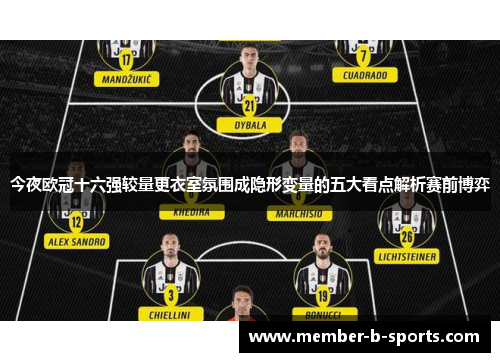 今夜欧冠十六强较量更衣室氛围成隐形变量的五大看点解析赛前博弈